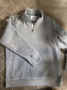 SONOMA Men’s Heather Gray Half-Zip Sweater